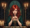 Balanced drawing of Faye reading tarot.jpg